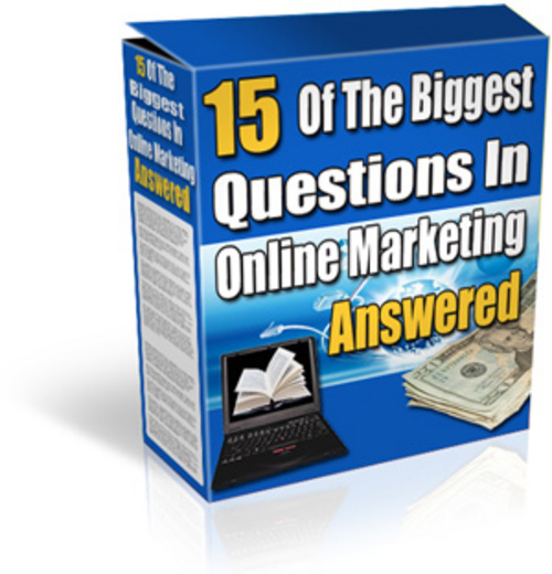 Product picture Top 15 Internet Marketing Questions Answered