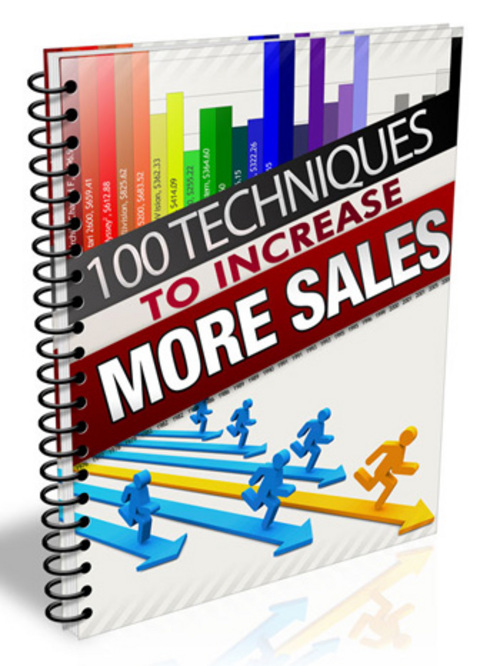Product picture 100 Techniques to increase Sales